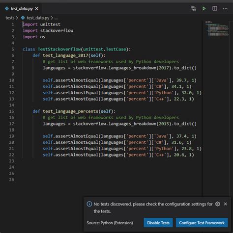 Image result for Vscode Unit Test Python