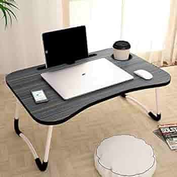 NIHARA Smart Multipurpose Foldable Laptop Table with Cup Holder, Study ...