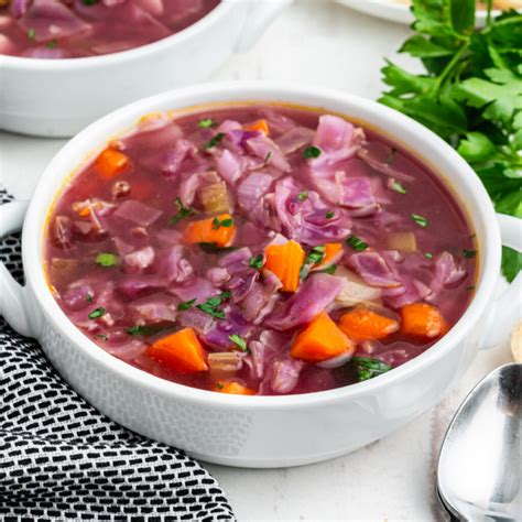 Red Cabbage Soup - Kitchen Divas