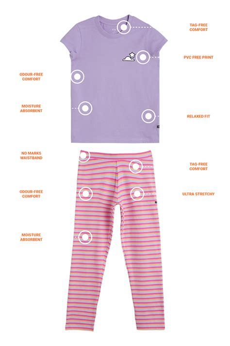 Playmate Girls Co-Ord Set Combed Cotton (Lilac, Pink) – XY LIFE