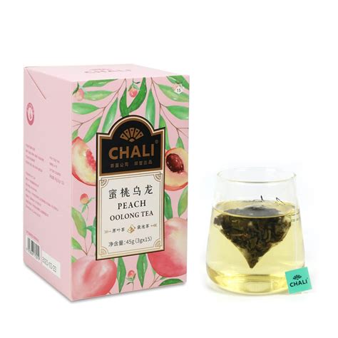 Amazon.com : CHALI Peach Oolong Tea Bags, Fruit Oolong Tea with Dried ...