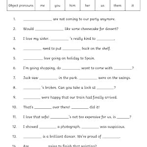 How to Teach Pronouns to Grade 3|Personal Pronouns Worksheet