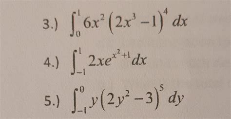 Evaluate Integrals Using Substitution 的图像结果