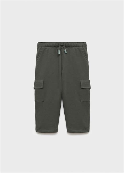Cargo joggers with drawstring - Kids | MANGO USA