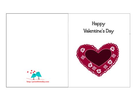 Valentine Free Printable Cards