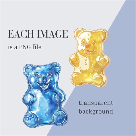 Gummy Bear Clipart, Gummy Bear PNG, Gummy Bear Clip Art, Gummy Candy ...