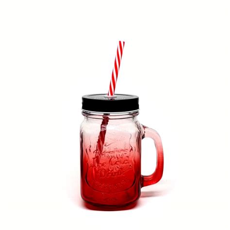 Buy BlueBirds SJ-19 Glass Mason Jar with Lid - 400 ml, Transparent ...
