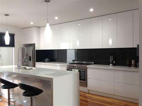 Get a similar look to a mirror with a black glass splashback from ...