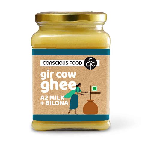 Buy A2 Gir Cow Ghee Organic Premium Online In India | Conscious Food ...