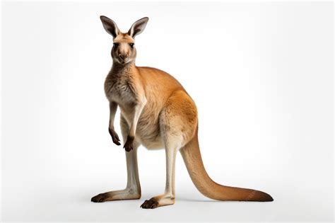 Premium AI Image | a kangaroo standing on its hind legs