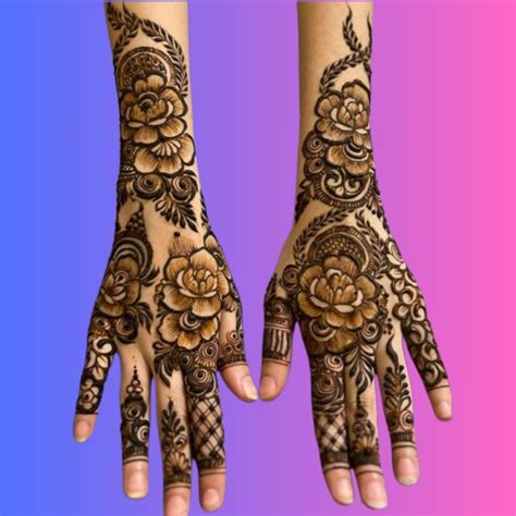 Flower Mehndi Design: + 250 Beautiful Flower Mehndi Designs Simple ...