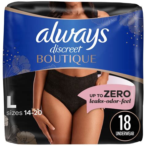 Always Discreet Boutique Incontinence and Postpartum Underwear for ...