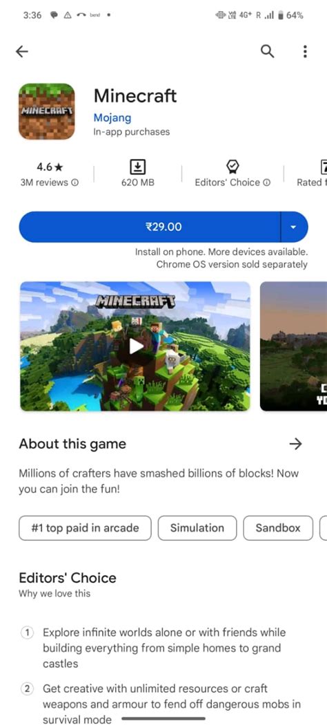 Image result for How to Get Java Minecraft in Play Store