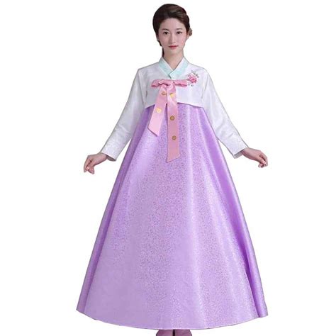 Buy Female Korean Hanbok Traditional Dress Palace Korea Wedding Dance ...