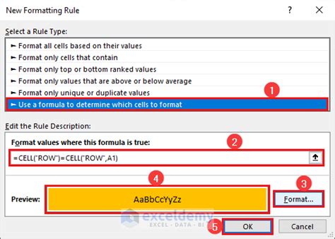 Image result for VBA Code to Highlight Row