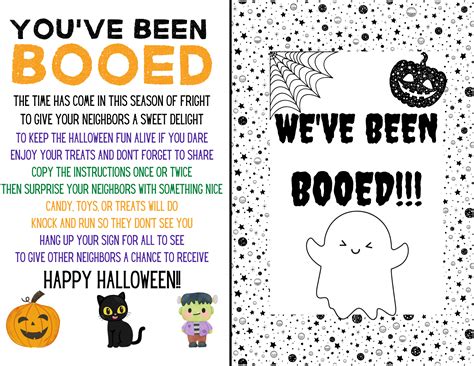 You Ve Been Booed Sign Printable Booed Boo Youve Neighborhoo