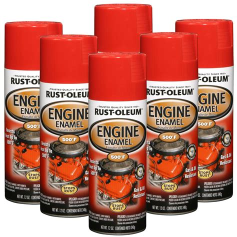 Rust Oleum Engine Enamel Color Chart Rust Oleum Automotive High Heat