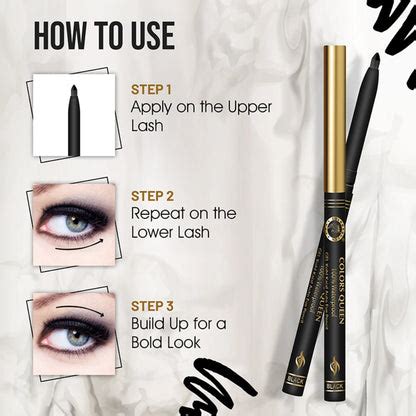 Buy HD Gel Black Kohl Kajal Online - Colors Queen