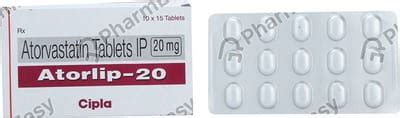 Atorlip 20 MG Tablet (15): Uses, Side Effects, Price & Dosage | PharmEasy