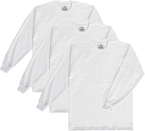 Amazon.com: Pro Club Men's 3-Pack Heavyweight Cotton Long Sleeve Crew ...