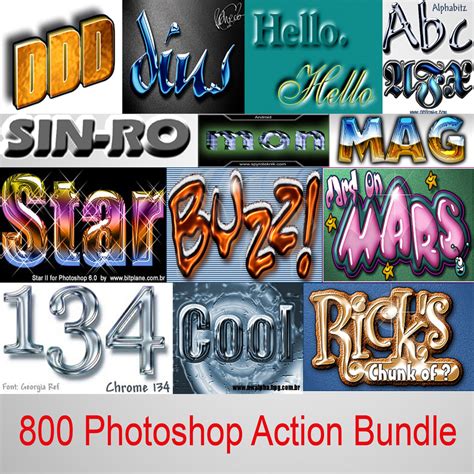 800 Photoshop Action Bundle - MasterBundles