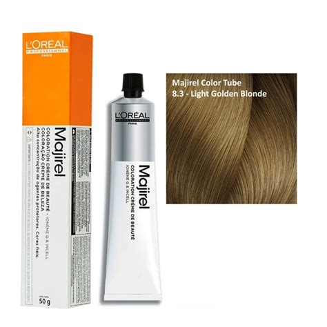 Loreal Majirel Color Tube 8.3 - Light Golden Blonde Glowus