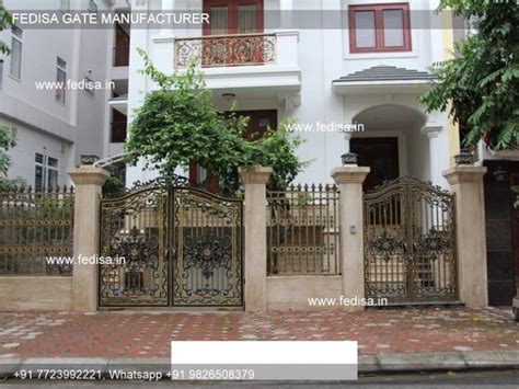 Gate Wall Design Steel Single Gate Design Cnc Main Gate Design Gate ...