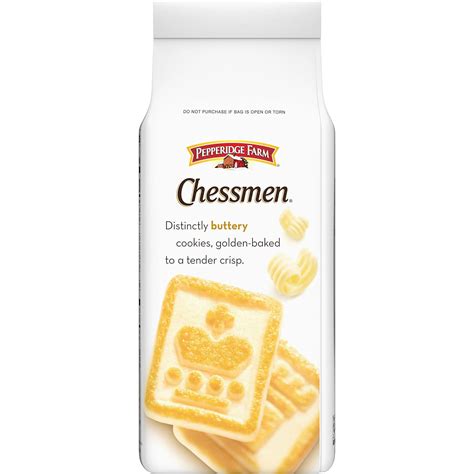 Pepperidge Farm Cookies Pepperidge Farm Chessmen Butter Cookies - 7.25 ...