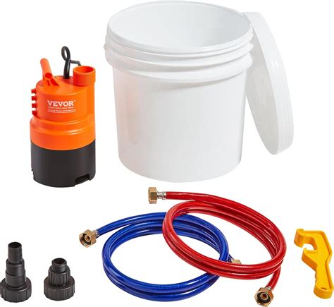 VEVOR Tankless Water Heater Flushing Kit, Includes Efficient Pump & 3.7 ...