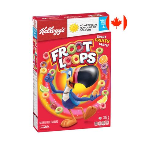 Kellogg's Froot Loops CANADIAN version - 345 gr - Bubble Roma