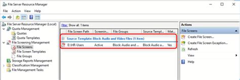 Image result for File Server Resource Manager Windows 1.0