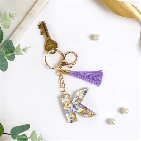 Alphabet Initial Letter K Keychain Online - Premium Keychain | Nestasia