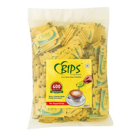 Buy BIPS Sugar Free Sucralose Base 1G 400 Sachets Pack Online at Low ...