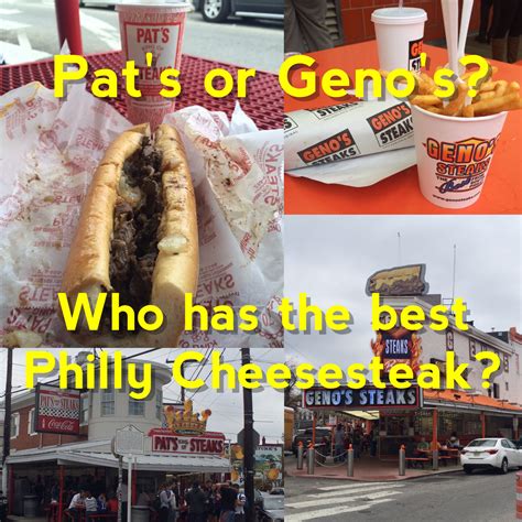 Pats or Geno's? Who Has the Best Philly Cheesesteak? - Mags On The Move