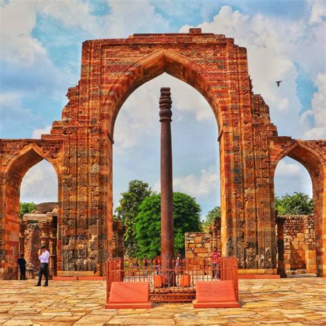 Iron piller | Iron pillar of delhi, India architecture, History projects