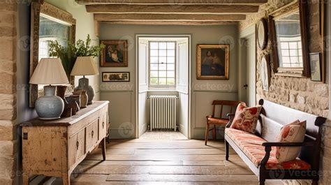 Old cottage hallway decor, interior design and house improvement ...