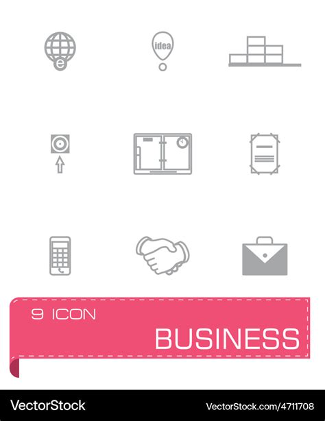 Vector Business Icon Set 的图像结果