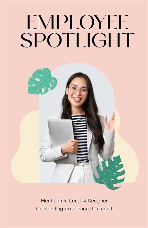 Free Employee Poster Templates, Editable and Printable
