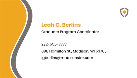 Residency Program Business Card Sample 的图像结果