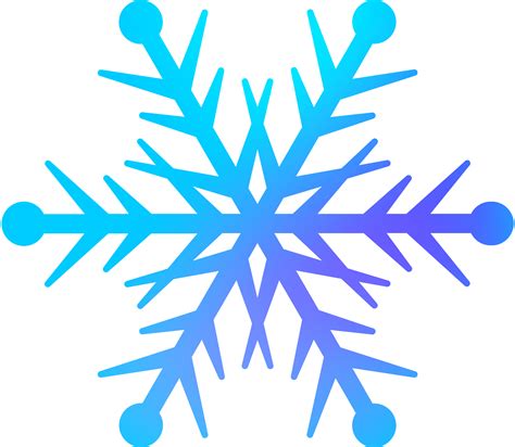 Line Clipart Snowflake
