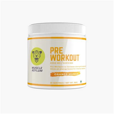 Muscle Asylum Pre-Workout Powder With Genuine Lab Reports | Boosts Ene ...