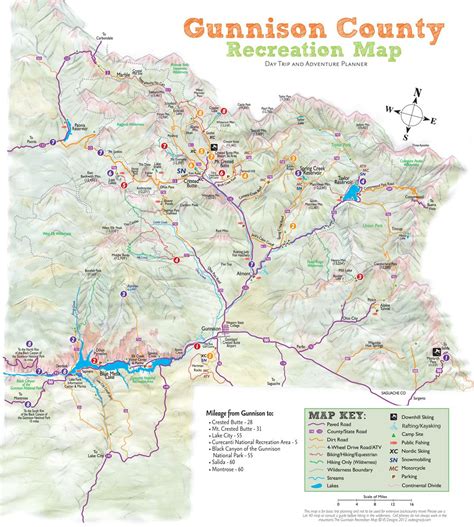 Gunnison Co Street Map at Henry Trethowan blog