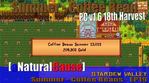 Stardew Valley - PC Edition v1.6 Summer Coffee Beans - Harvesting ...