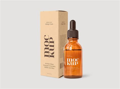 5 Free Amber Dropper Bottle Mockup PSD Files - Good Mockups
