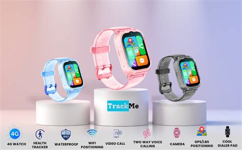 TrackMe Magic Kid's Calling Watch, Waterproof with Touchscreen Display ...