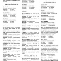 SSC CGL Previous Year Questions (2025-18): Synonyms - 1 - English ...