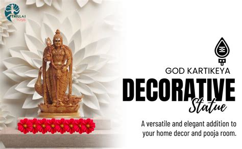 Buy Thillai Toys 10" Peacock Murugan Statue/Idol for Pooja Room, Office ...