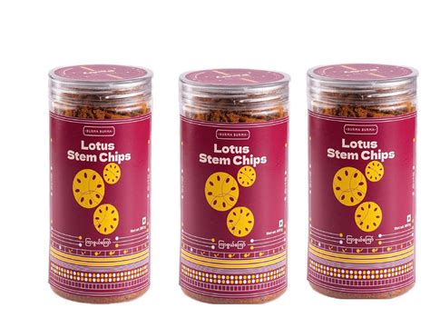 Burma Burma Lotus Stem Chips - 160 Gms | Authentic Burmese Hand-Cut ...