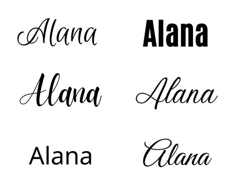 Alana Svg , Alana Baby Name Svg, Alana Wedding Name Svg - Etsy | Baby ...