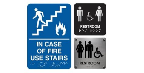 Braille Fire Safety Signages - Emergency Accessibility